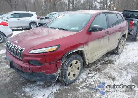 2017 Jeep Cherokee Sport from USA, damaged, VIN 1C4PJMAB6HW664203